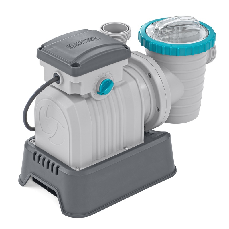 1,600 Gal. Sand Filter Pump Motor Replacement, Gray