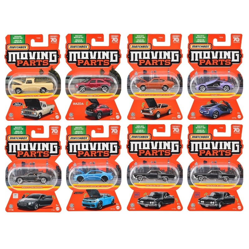 1:64 Moving Parts Cars 1-Pack Assortment