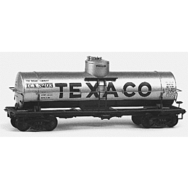 10,000-Gallon Tank Car -- Texaco (silver)