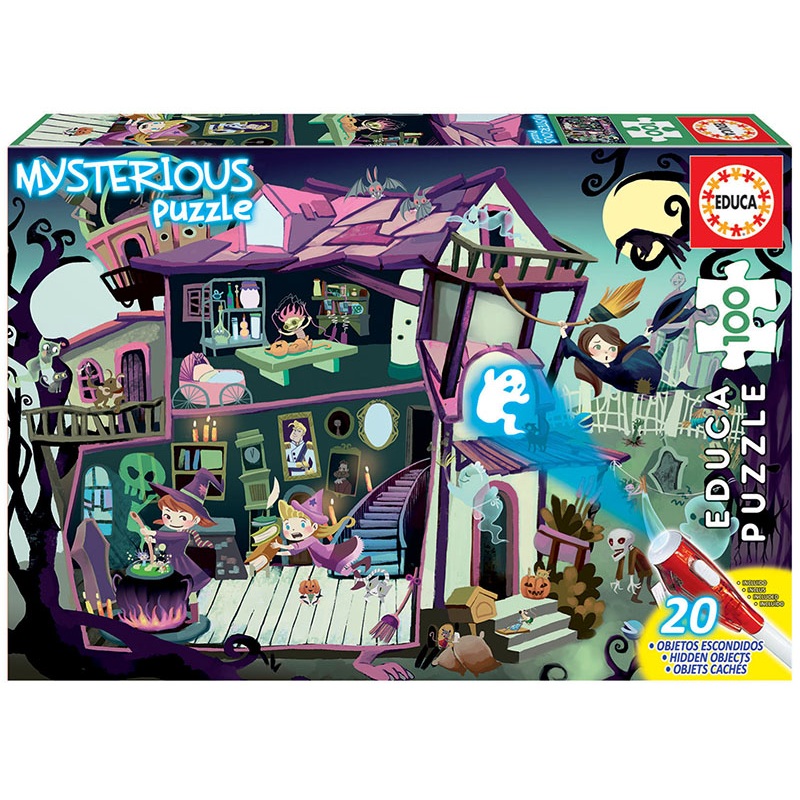 100 Mysterious Puzzle Haunted house