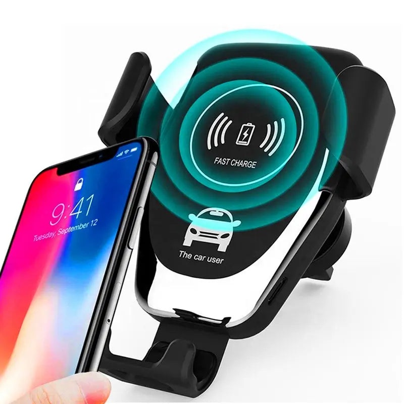 10W Wireless Car Charger Phone Holder UltraGrip Black