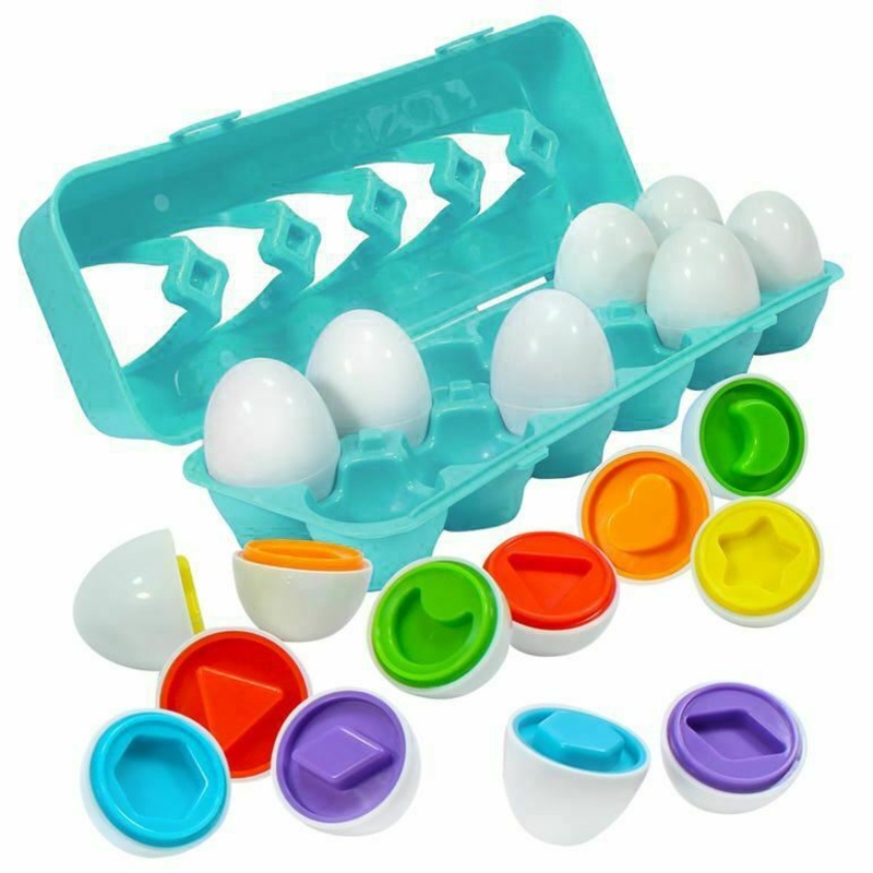 12 Shapes Sorter Eggs