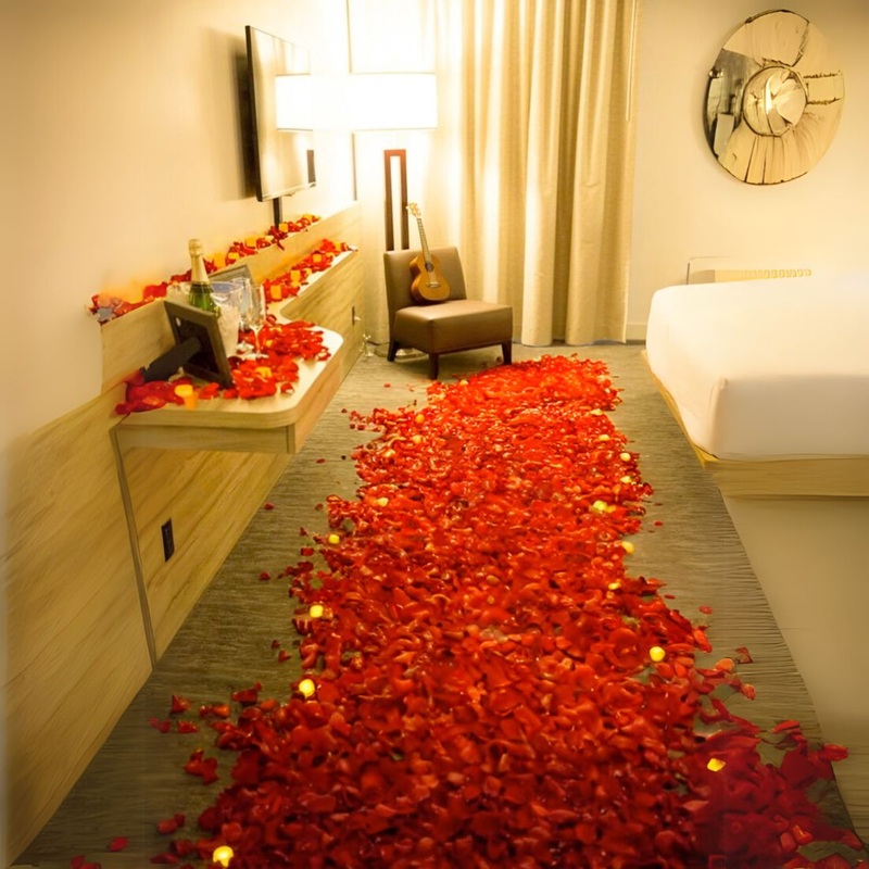 1250 Orange Rose Petals | Real Fresh | Boo Bear Factory ( Small Bear Ad-Ons )