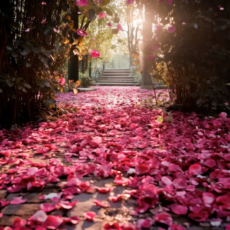 1250 Pink Rose Petals | Real Fresh | Boo Bear Factory ( Small Bear Ad-Ons )