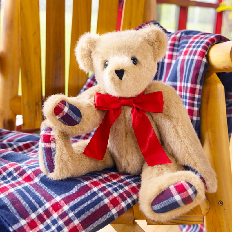 15 In. Special Edition Vermont Flannel Liberty Bear