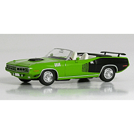 1971 Plymouth Hemi Cuda Convertible - Assembled -- Top Down (Sassy Grass Green)