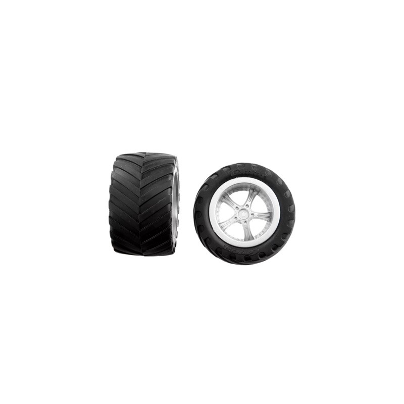 2 rear tyres with wheel rims for Fusion Rider (182015)