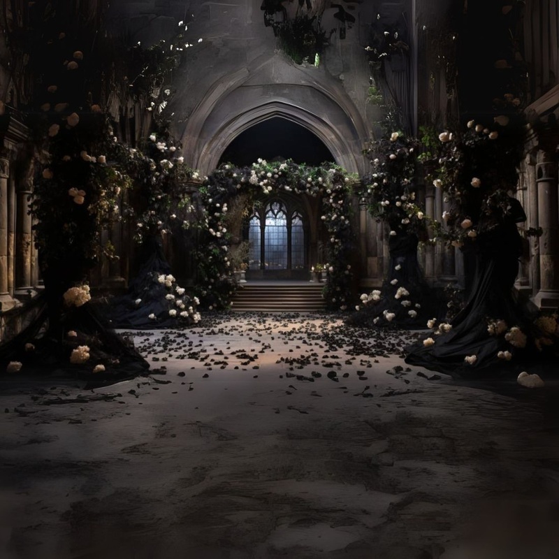 3000 Black Rose Petals | Real Fresh | Boo Bear Factory ( Small Bear Ad-Ons )