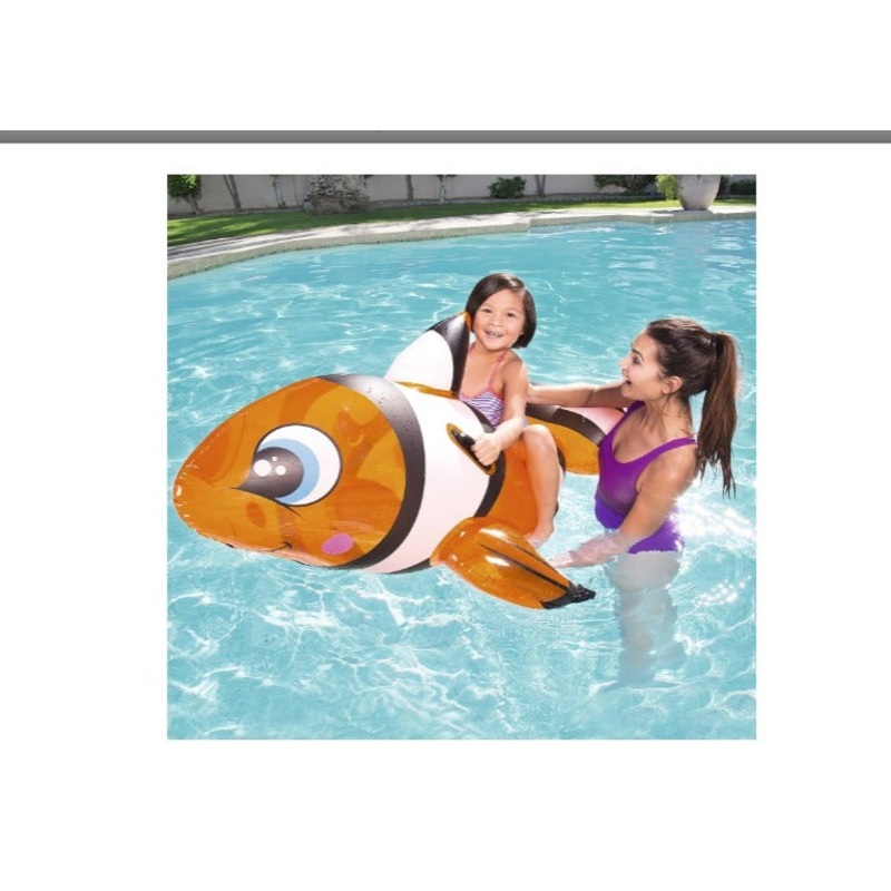 (41088) Bestway Clown Fish Inflatable float Ride-On For Kids