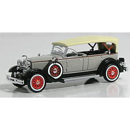 American Automobile - 1931 Lincoln Model K Convertible Sedan -- Top Down (black)