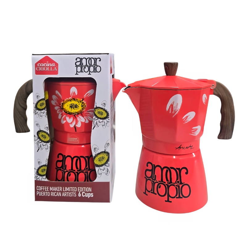 "Amor Propio" (Self Love) - Cocina Criolla Limited Edition Moka Pots (Greca)