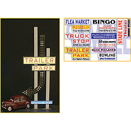 Animated Multi-Graphic Lighting Kits w/Overlays -- Arrow, Medium