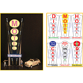 Animated Multi-Graphic Lighting Kits w/Overlays -- Vertical, Medium