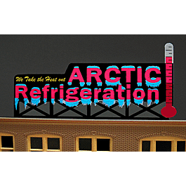 Animated Neon Billboard -- Arctic Refrigeration Medium 2.8 x 1.8"
