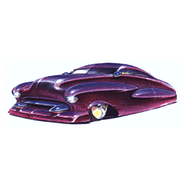 Automobile Streetrod -- Fatomic Bomb Resin Model Kit 1/43 Scale