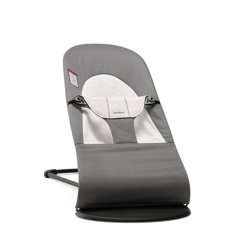 BabyBjorn Bouncer Balance Soft, Woven/Jersey, Dark Grey/Grey