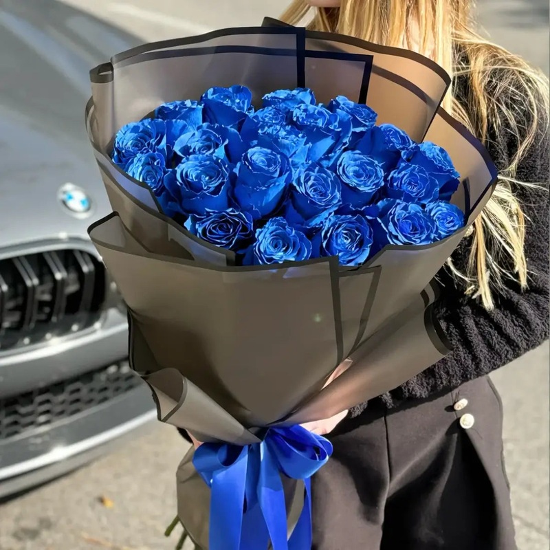 Blue Roses | Harvested Fresh, and Ready to Last | Blue Roses Bouquet