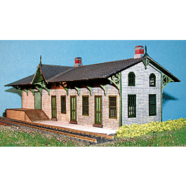Branchville Station -- Kit - 5-1/2 x 2-3/4 x 1-3/4"14 x 7 x 4.4cm