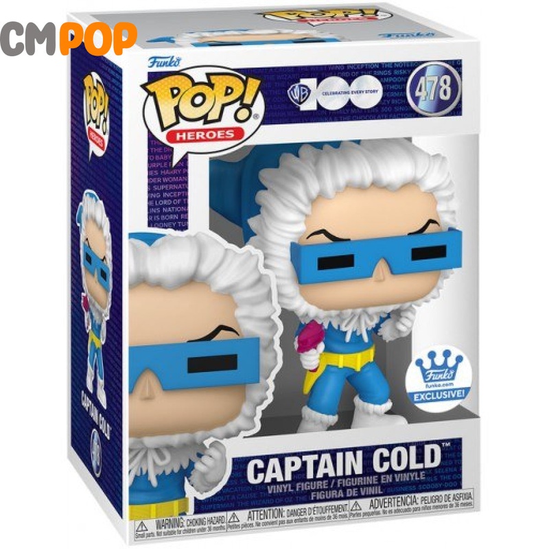 Captain Cold - #478 - Funko Pop! - Heroes - Warner Bros 100th - Funko Exclusive