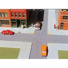 City Sidewalk -- Kit - Scale 10 x 40'3 x 12.2m pkg(6)