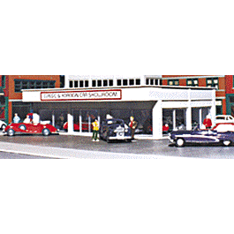 Classic car showroom