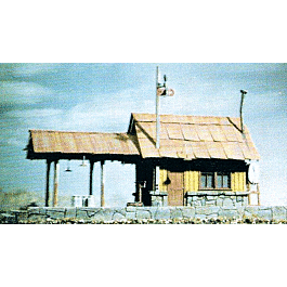 Columbia Depot w/Interior -- Super Kit - 5-1/2 x 2-1/8"