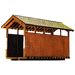 Covered Bridge -- 20-1/4 x 11-1/4 x 8-3/4"50.6 x 28.1 x 21.9cm