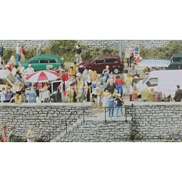 Cut Stone Walls, Stairs & Sidewalk -- Kit