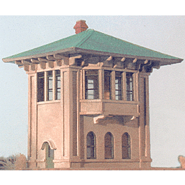 Delaware Lackawanna & Western Standard Concrete Tower pkg(2) -- Kit - 2-1/2 x 3"6.2 x 7.5cm
