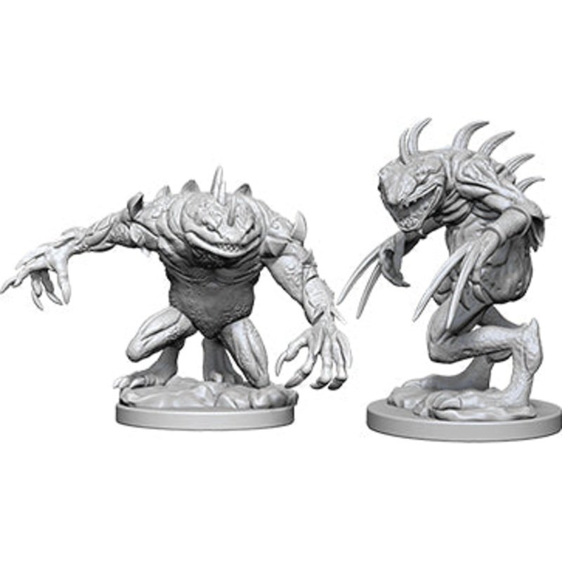Dungeons & Dragons: Nolzur's Marvelous Unpainted Miniatures - W05 Gray Slaad & Death Slaad