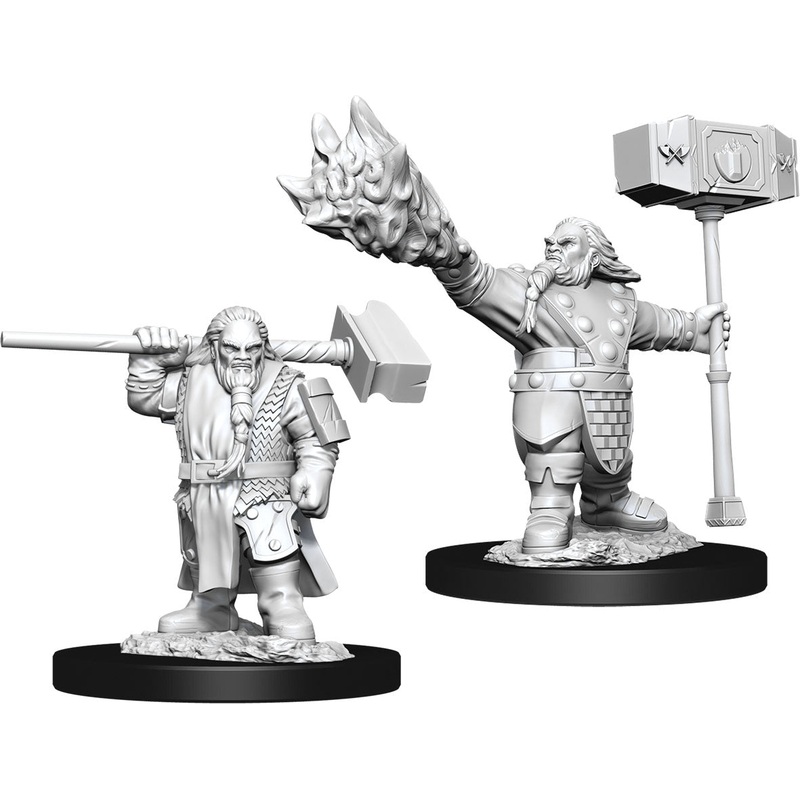 Dungeons & Dragons: Nolzur's Marvelous Unpainted Miniatures - W11 Male Dwarf Cleric