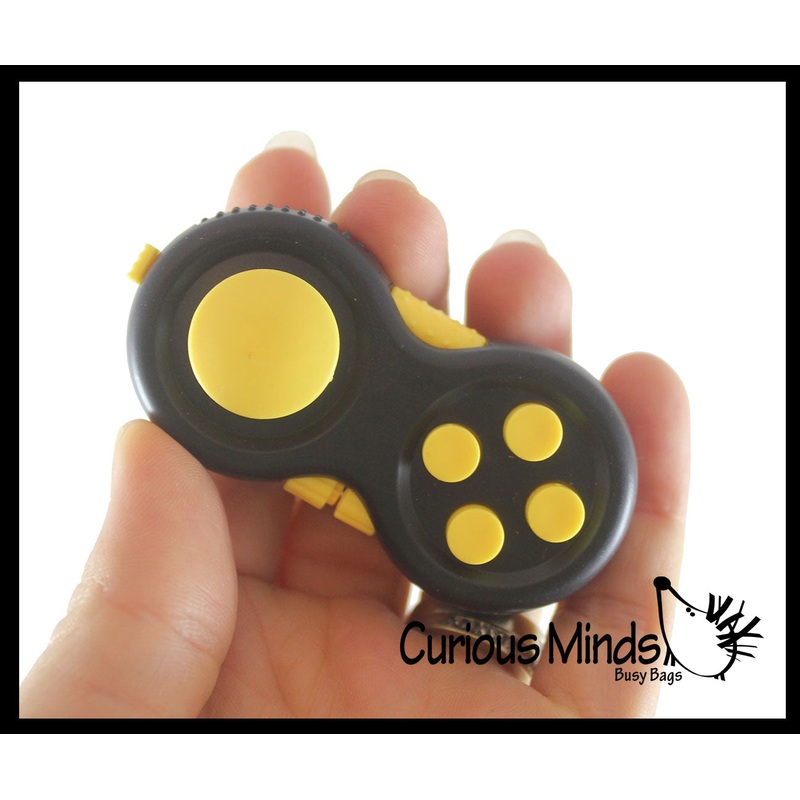 Fidget Controller Cube Block - Spinning Hand Fidget - Anxiety ADHD Spinner - Classroom and Office