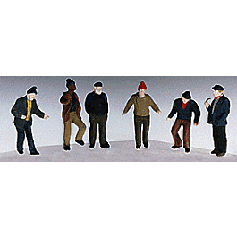 Figure Set -- Tug Boat/Carfloat Crew pkg(6)