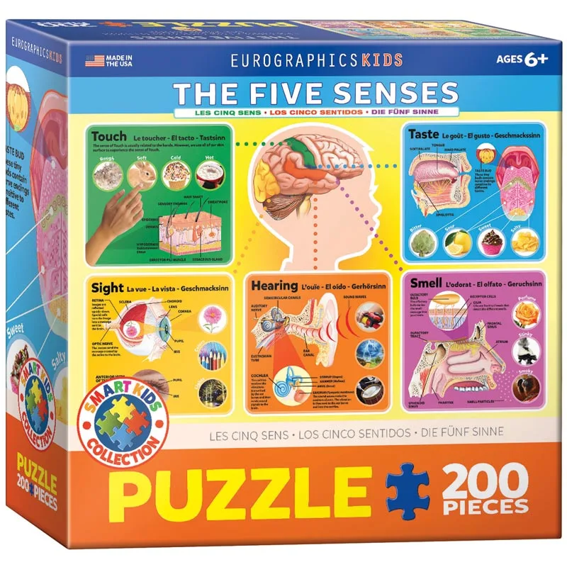 The Five Senses - 200pc Jigsaw Puzzle by Eurographics