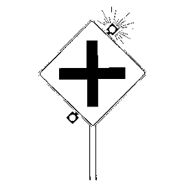 Flashing Highway sign kit