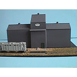 G&H Sugar Elevator (Corrugated Metal Kit) -- 6 1/2 x 12 1/2" Footprint - Includes Plastic Doors, Window Frames & Stairs