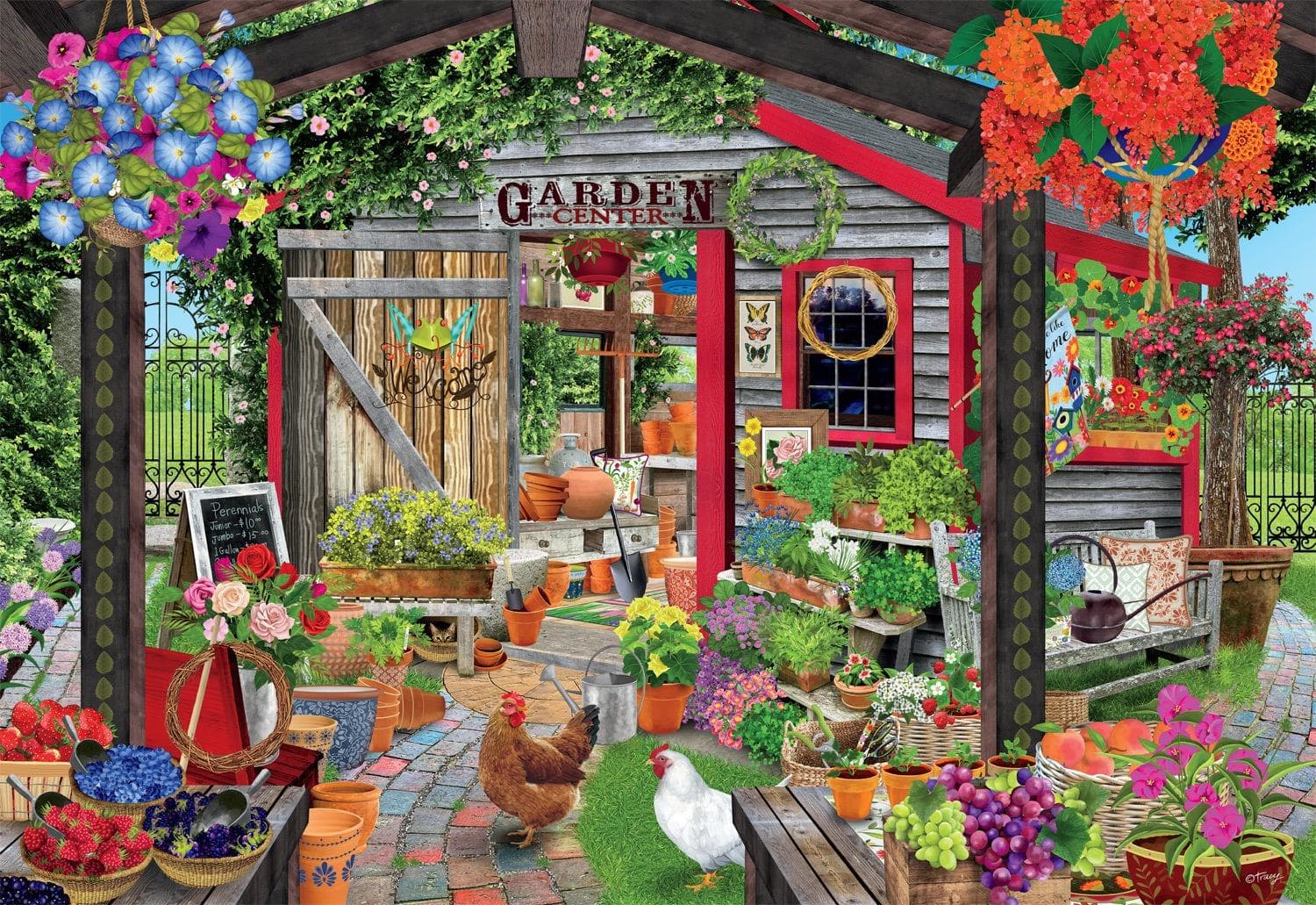 The Garden Center - 2000pc Jigsaw Puzzle by Ceaco