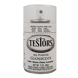 Glosscote Clear Finish -- 3oz88.7mL Spray Can