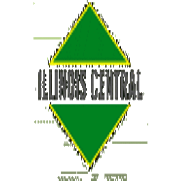 Illinois Central Animated Neon Window Sign - Light Works USA -- For HO & N Scales 7/8 x 7/8"2.2 x 2.2cm