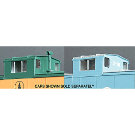 International Car Co. Standard Cupola w/Centered Side Windows - Plastic Kit -- For Cabooses, Sold Separately
