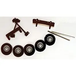 Light Truck High-Rail Conversion Set - Kit -- Matte Black, Silver