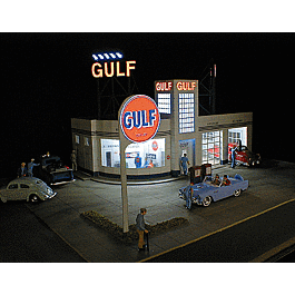 Lighting Kit -- For Gulf Gas Station (#502-879300, Sold Separately)