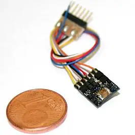 LokPilot Micro V4.0 DCC Control Decoder -- NEM651 6-Pin Plug with Wire Harness
