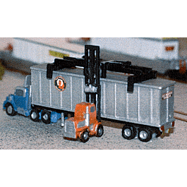 Nansen Street Models - Division of N Scale Architect -- Truck Tractor & 40' Chassis pkg(2)