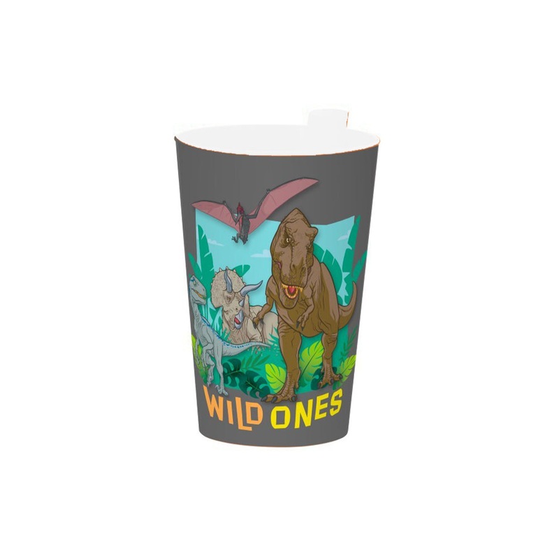(Net) Herevin Licensed PP Tumbler with Straw - Jurassic Park - Wild Ones