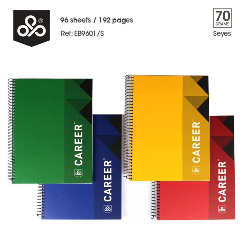(NET) OPP Career Spiral Notebook 21 x 27.5 cm 96 sheets - Seyes Yellow