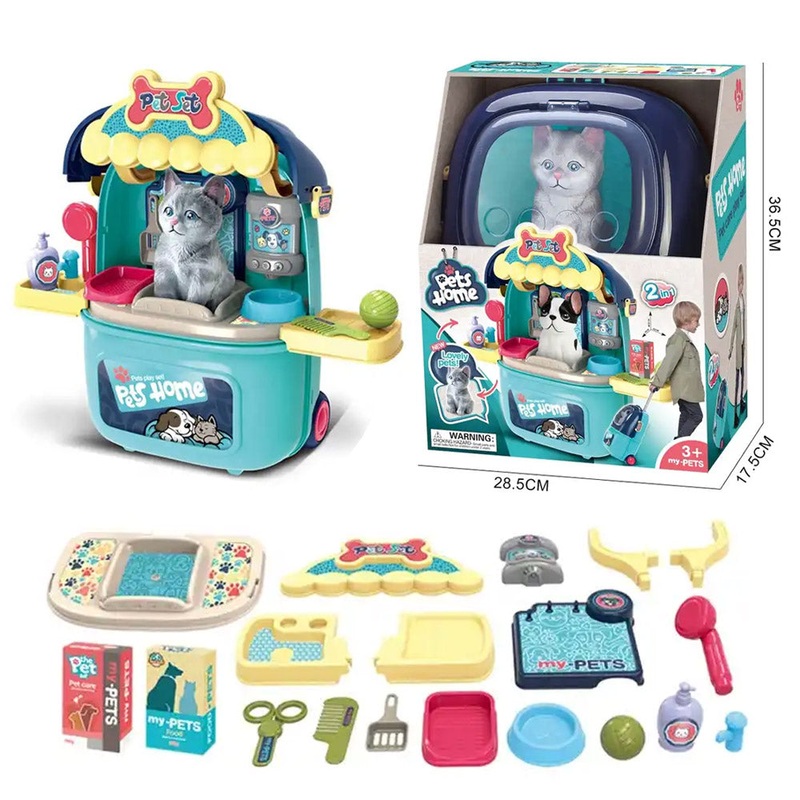 (Net) Pet Cat Pretend Play Set - Interactive Learning for Boys of All Ages