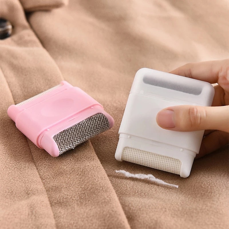 **NET**Portable Manual Clothes Lint Remover Double Sided White