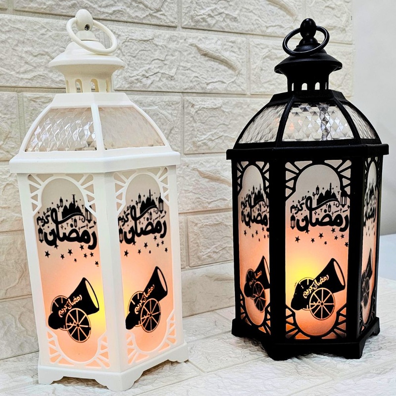 (Net) Ramadan Kareem Lantern Black
