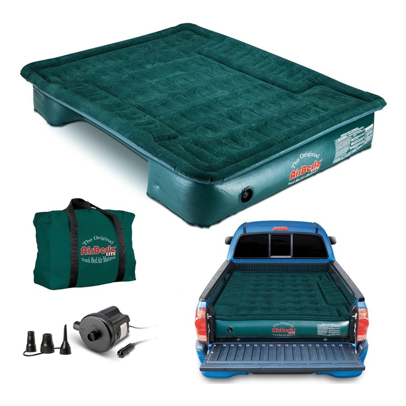 Pittman Outdoors Lightweight Truck Airbed & Pump for Full-Size Standard Beds, 6'